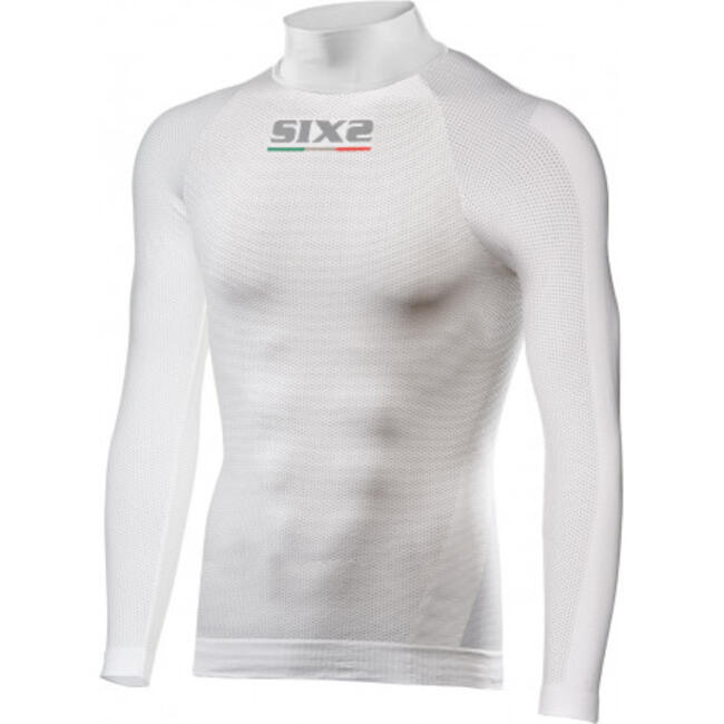 Six2 Maglia Termica Moto White Carbon Unisex